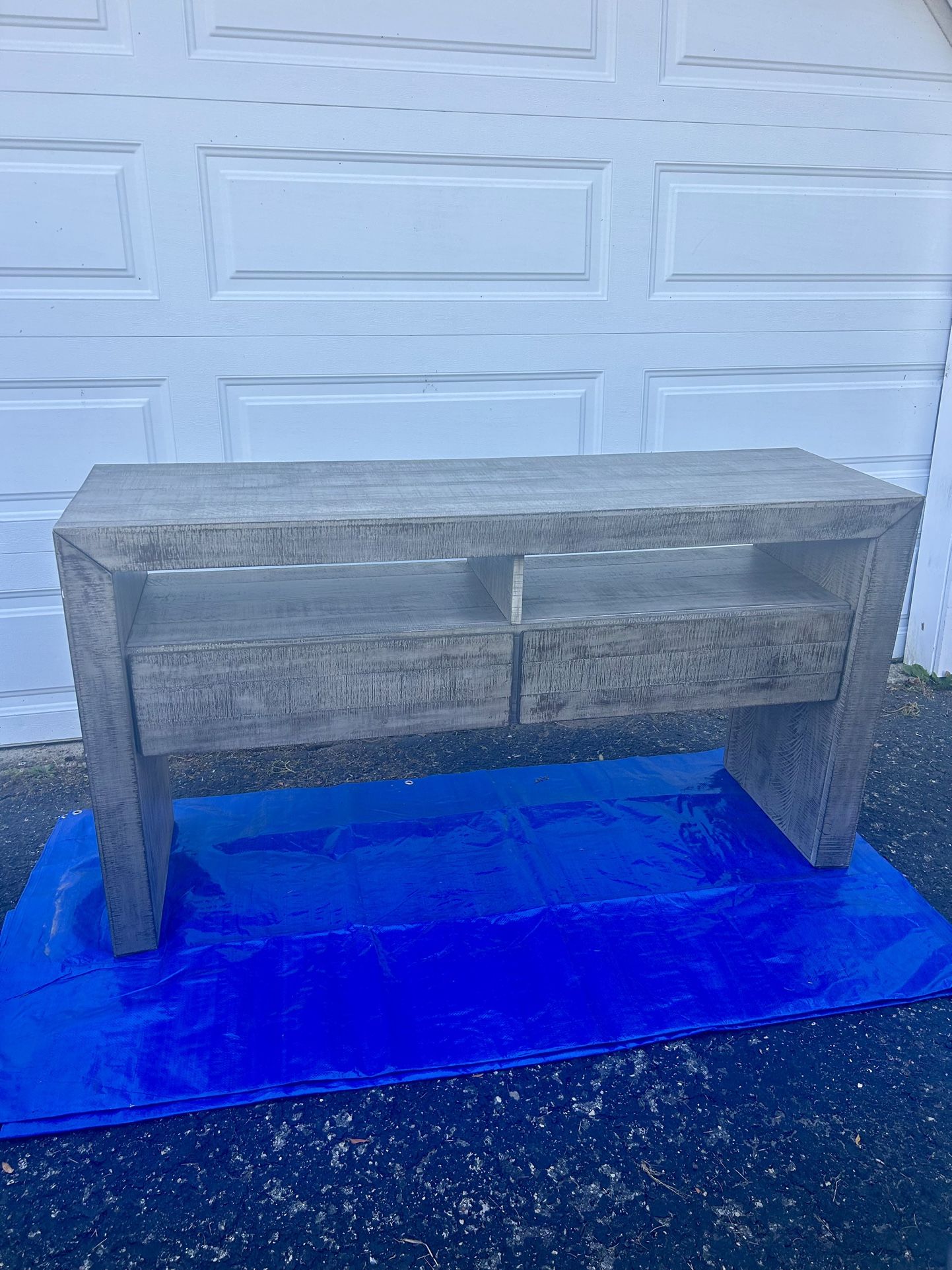 Gray TV Stand