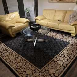 Modern Coffee Table, Rug, and Home Decor