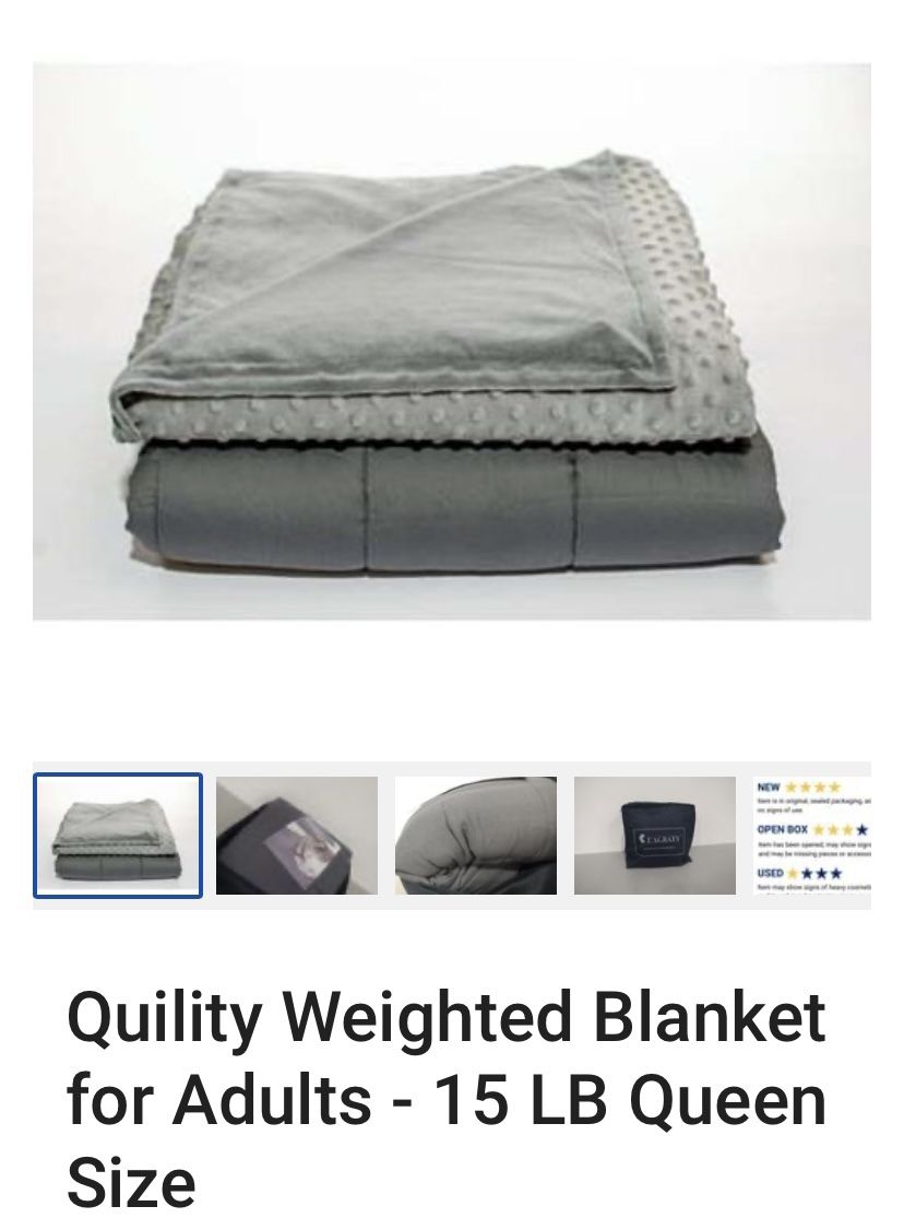 15 Lb Weighted Blanket $20