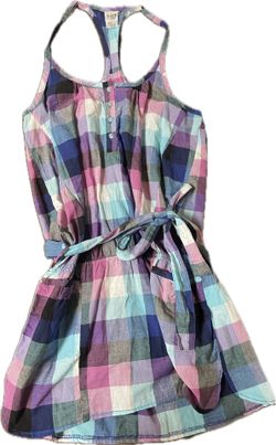 Body Glove Women's Sz XS Multicolored Checkered, Print Swimsuit Cover Up