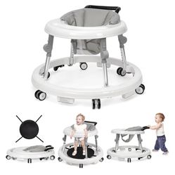 NEW - Baby Walker Foldable with Wheels Portable, Infant Toddler Walker for Baby Boy Girls 6-18 Month