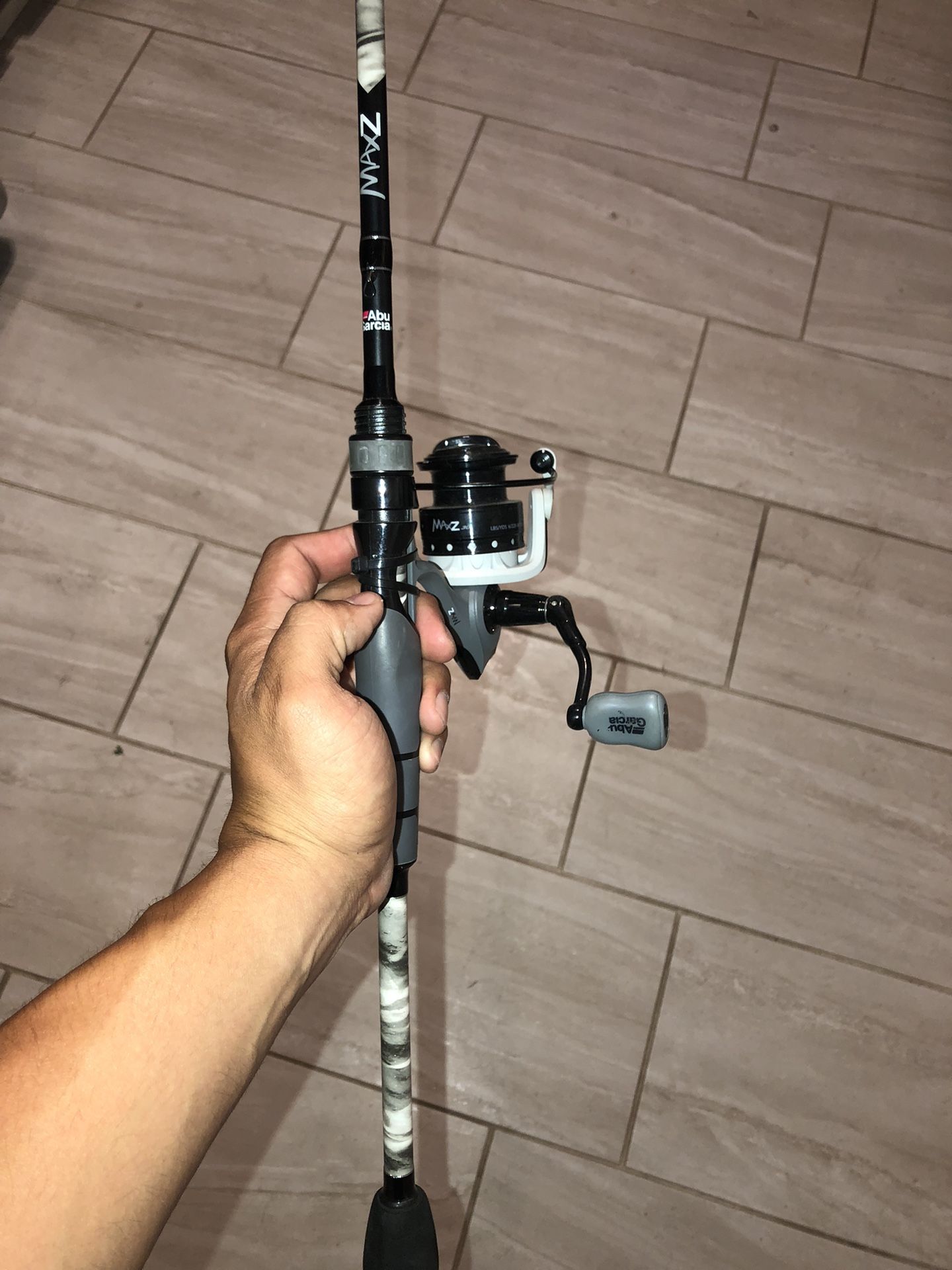 White Camo Abu Garcia