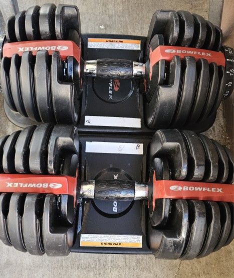 BOWFLEX DUMBELLS