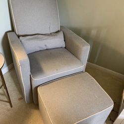 Rocking Chair With Ottoman 