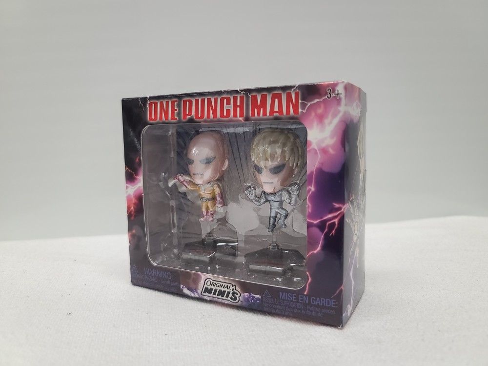 Loot Crate Zag Toys, One Punch Man Original Minis Saitama, Genos