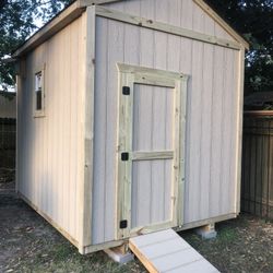 Storage shed 8x8x8 con una sola puerta ventila ventana y rampa gratis $1,400