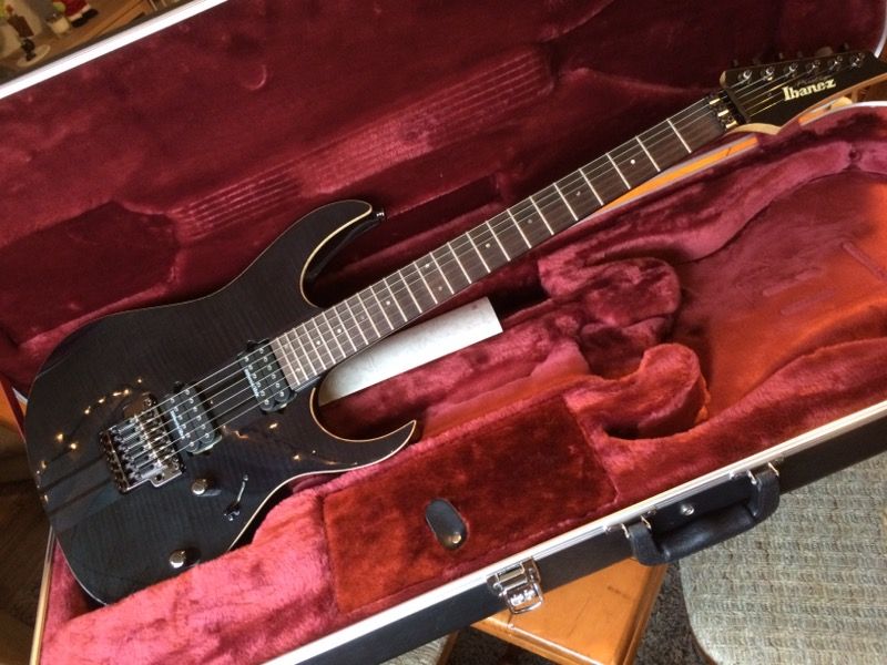 Electric Guitar Ibanez Prestige RGT320Q RBB Made in Japan S