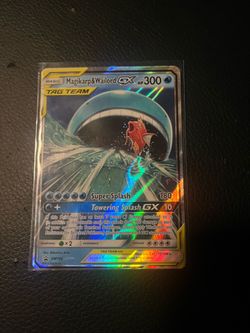 Pokemon Card Magikarp & Wailord-GX #SM166