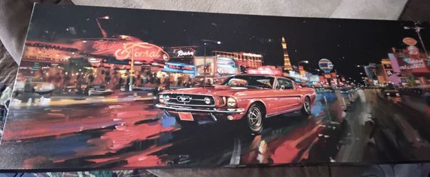 Mustang pic frame,  Used