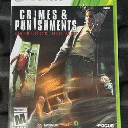 Xbox 360 Sherlock Holmes Crimes & Punishments Xbox360, 2014 Brand New Sealed