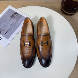 Hermes Men’s Leather Shoes With Box 2026 New 