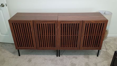 Lightweight Wooden Cabinets (set of 2)