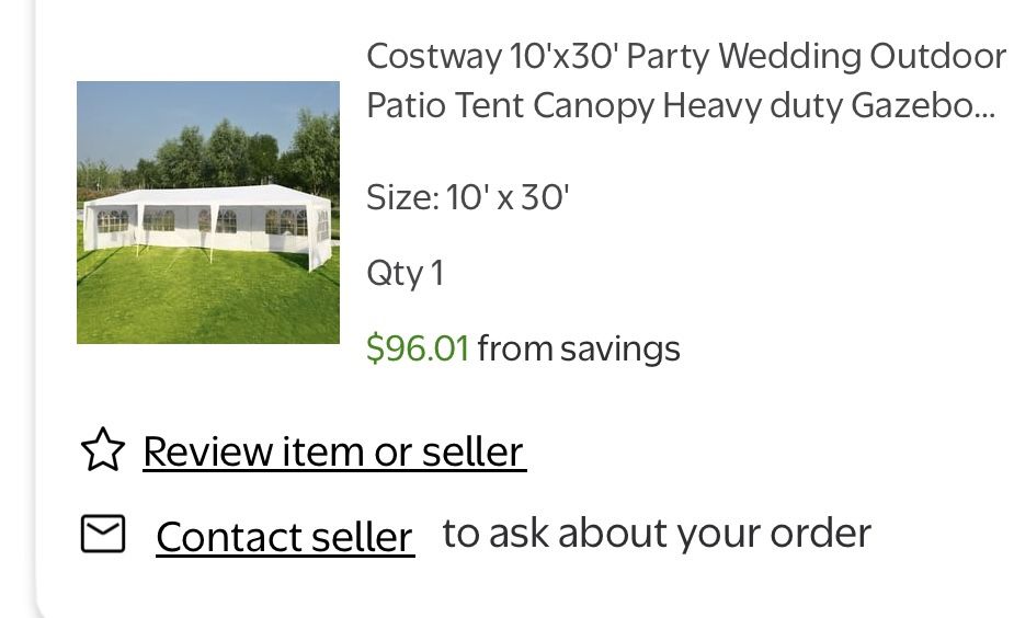 10x30 Tent