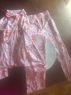 Strawberry Shortcake Pajama Set small women
