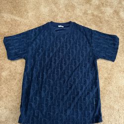 Brand New Designer Dior Monogram Shirt Velvet 