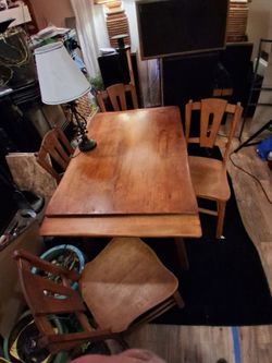 Vintage table and chairs