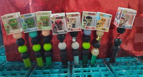 Beaded Character Pens