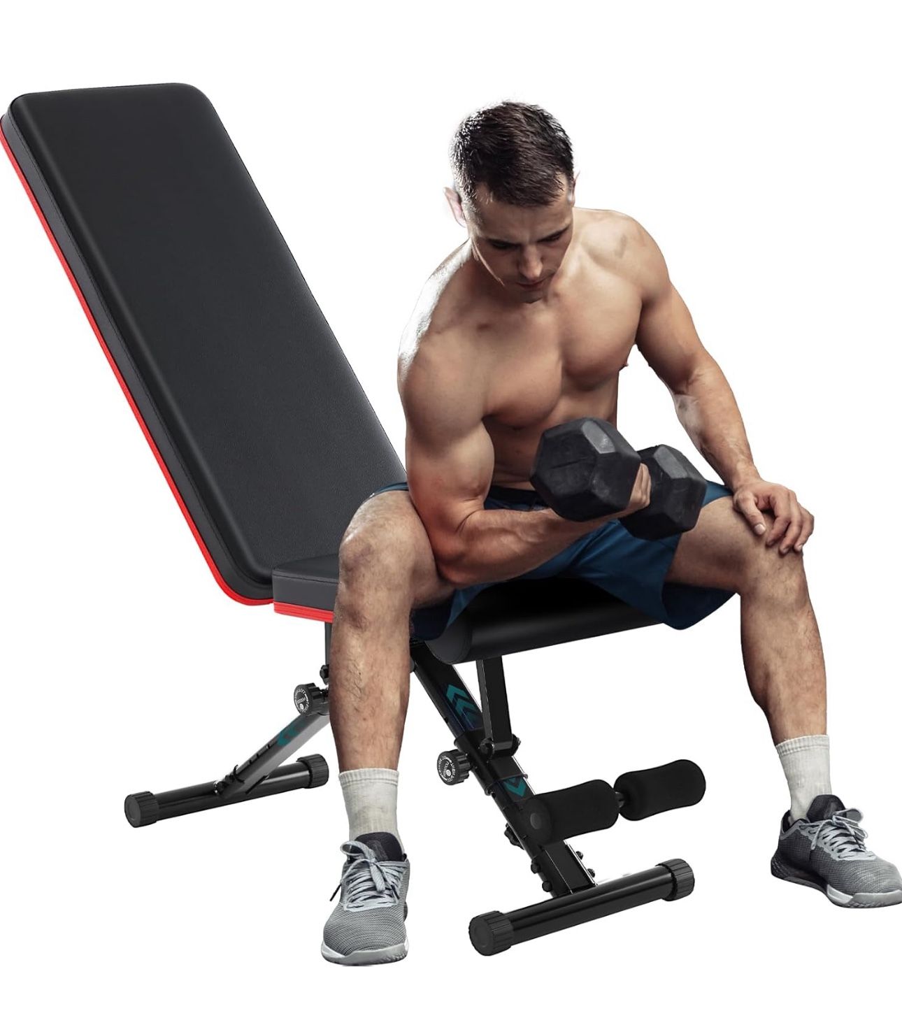 [BRAND NEW] Sealed in Box: Weight Bench Adjustable Workout Bench for Home Gym Setup