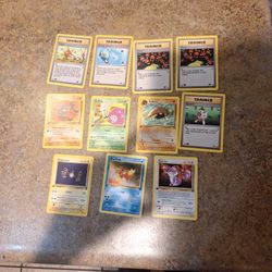 Small Lot Of First Edition Pokémon Cards $20 Pickup In Glendale