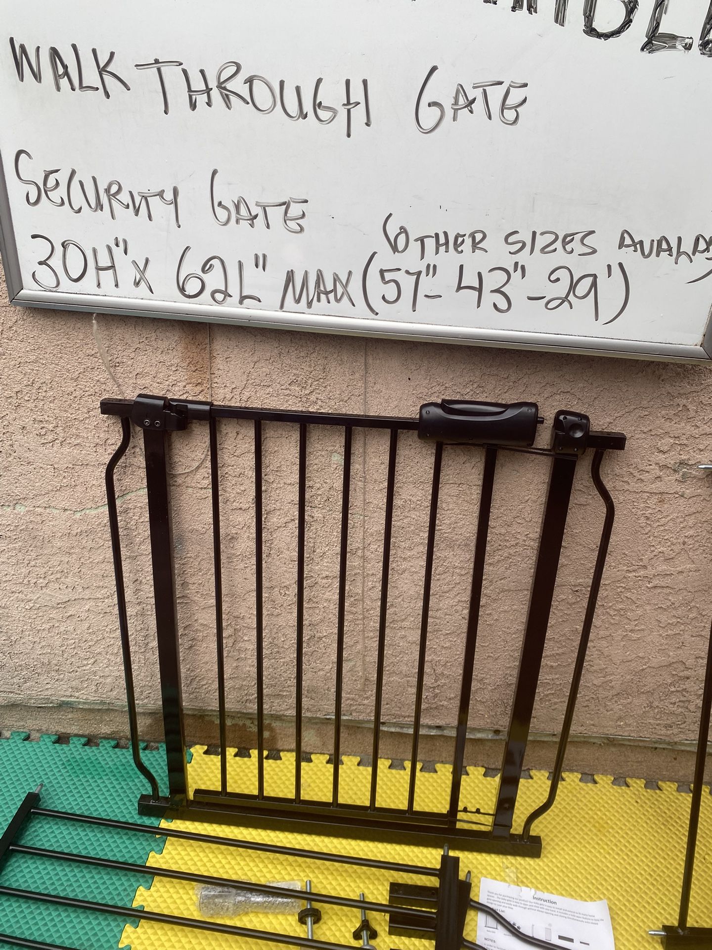 Door Through Gate Security Gate