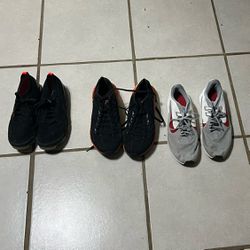 3 Pair Sneakers, Mens’ Sized 13, Good Condition. 2 Reebok, 1 Nike