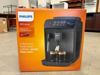 NEW! PHILIPS 800 Series Fully Automatic Espresso Machine with Classic Milk Frother Model #EP0820/04