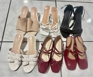 Women's Heels and Sandals Bundle – 6Pairs