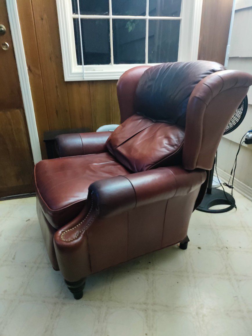 nice leather recliner