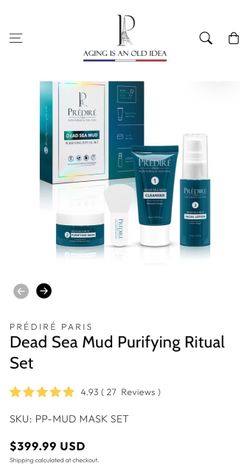 Prédire Paris Dead Sea Mud Purifying Ritual Set Skincare Set