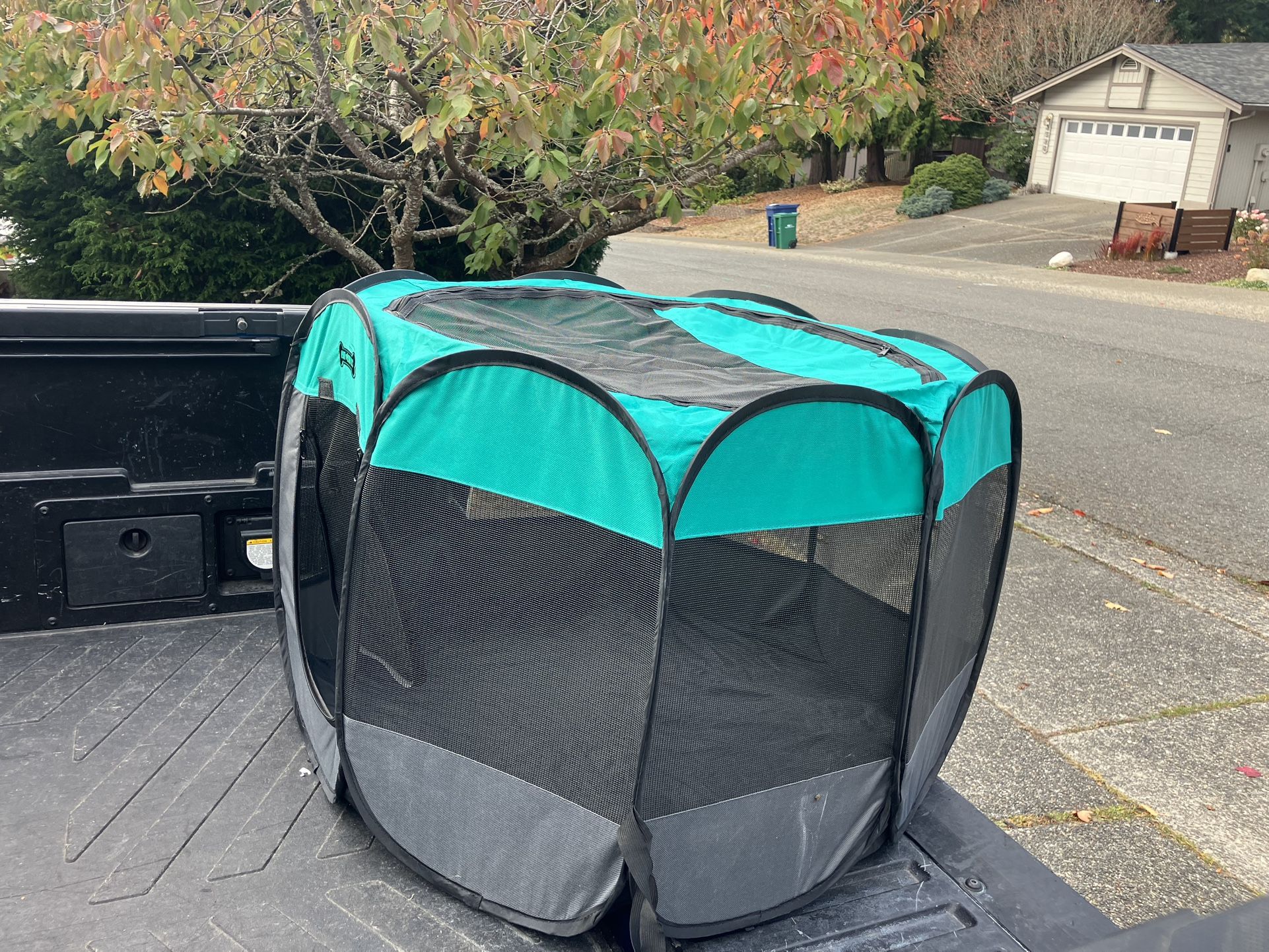 Small Medium Dog Cat Rabbit Bunny Kennel Soft Pet Travel Playpen Collapsible 32” by 32” by 24” High