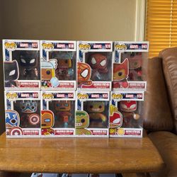 Pop Figures Series #933-940- Gingerbread Full Set