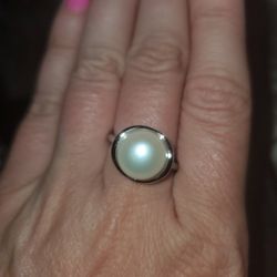 Tara Pearls T&S 925 Silver Ring.
