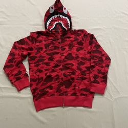 A Bathing Ape Purple Long Sleeve Hoodies & Sweatshirts
