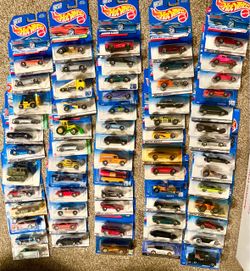 About 94 Blue Card Hot Wheels from Early 90’s.