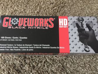Premium nitrile gloves case of 1000 pieces. 10 boxes per case