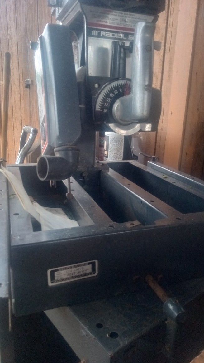 10 Inch Radical Saw With Stand