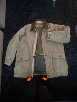 PORSCHE Driver Coat Men’s XL Olive Green Jacket