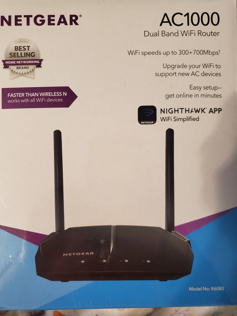 New in Box - Netgear AC1000 Dual Band Wifi Router