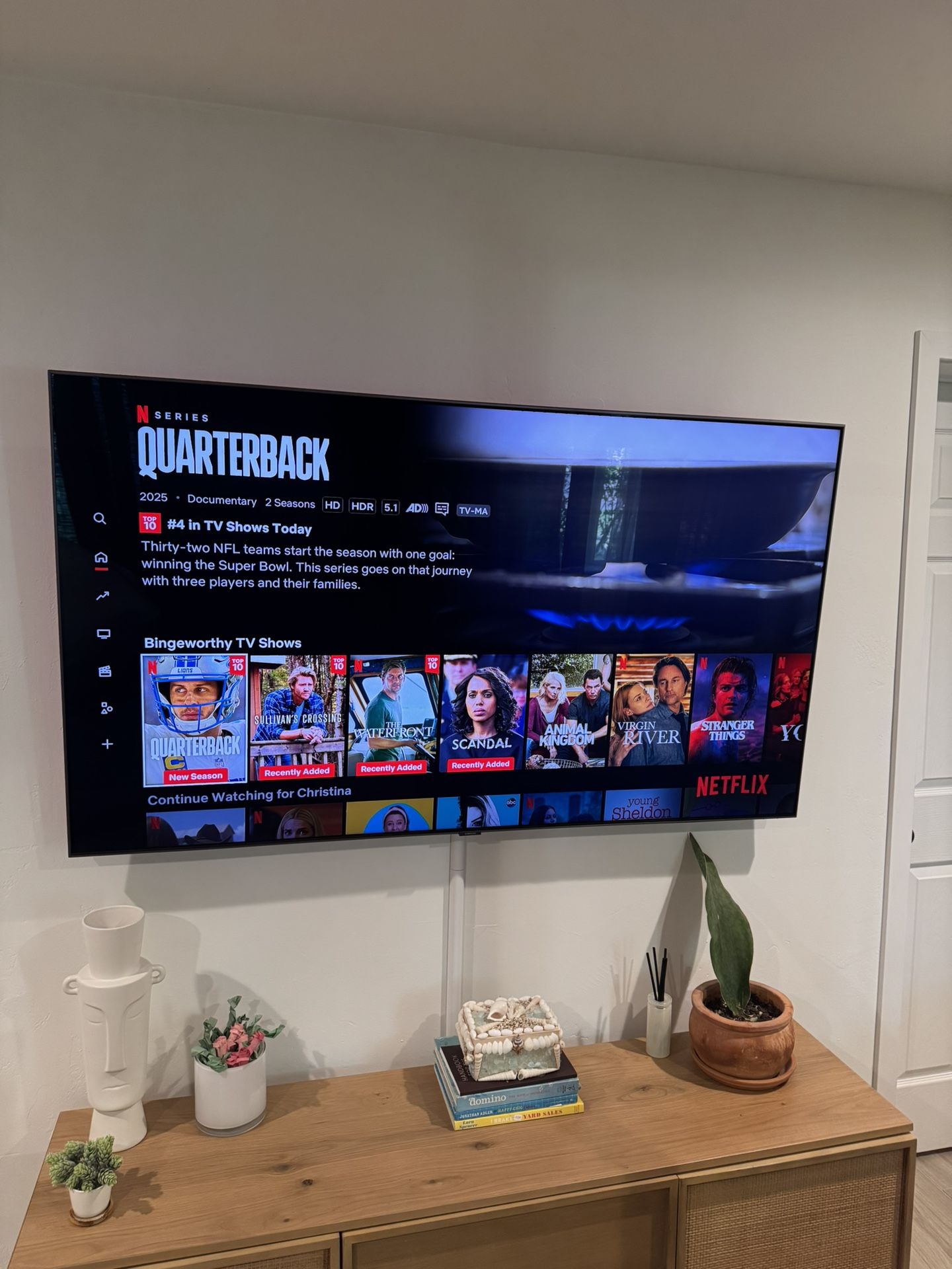 65” Samsung QLED TV
