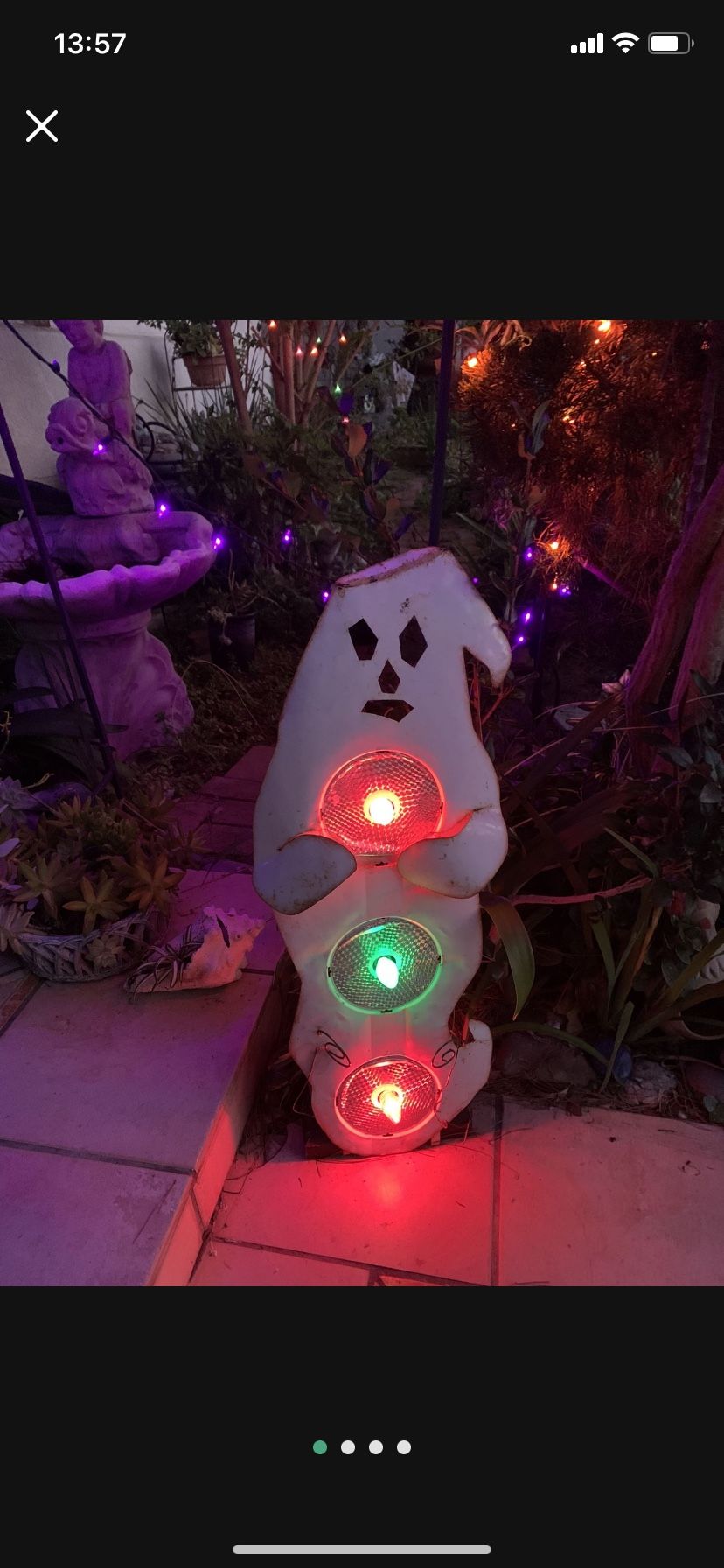 Light Up Ghost Halloween Decoration 🎃 👻 