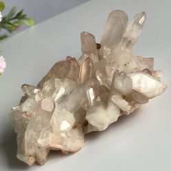Natural Clear Quartz Cluster