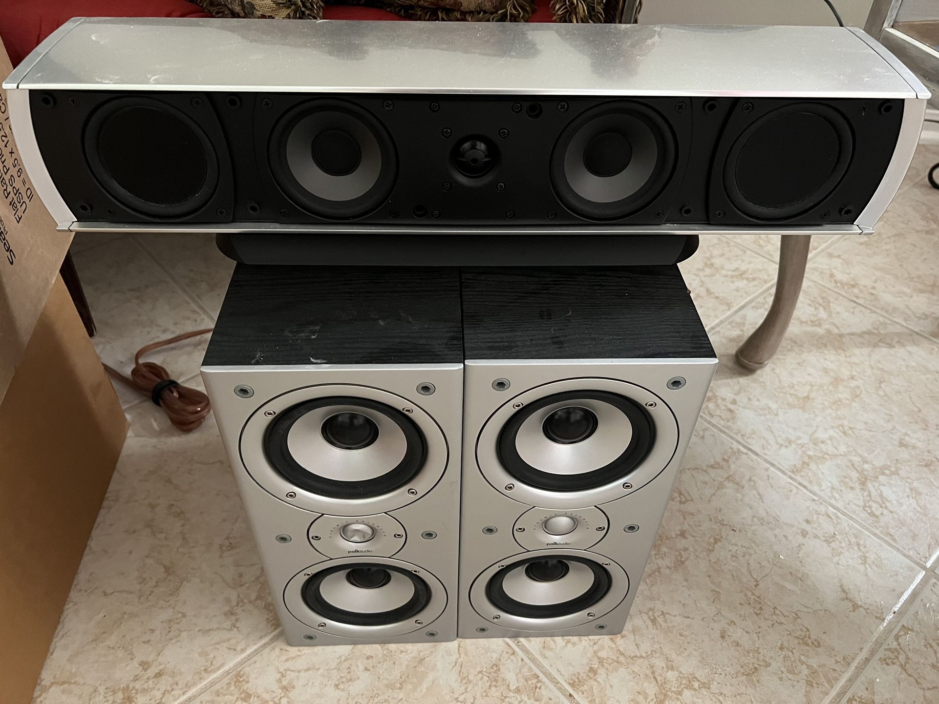 Polk Audio Speaker Set, VM20 And Monitor 40