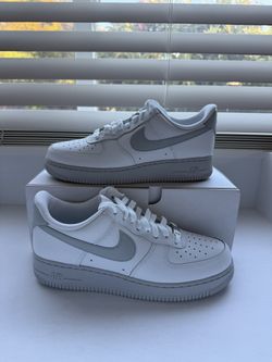 Nike Air Force 1 07 Summit White Strata Grey Men's Size 8.5 FJ4146-128 New