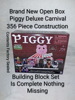 Brand New Open Box Piggy Deluxe Carnival 356 Piece Construction Building Block Set (Is Complete Nothing Missing) Contents Are Factory Sealed