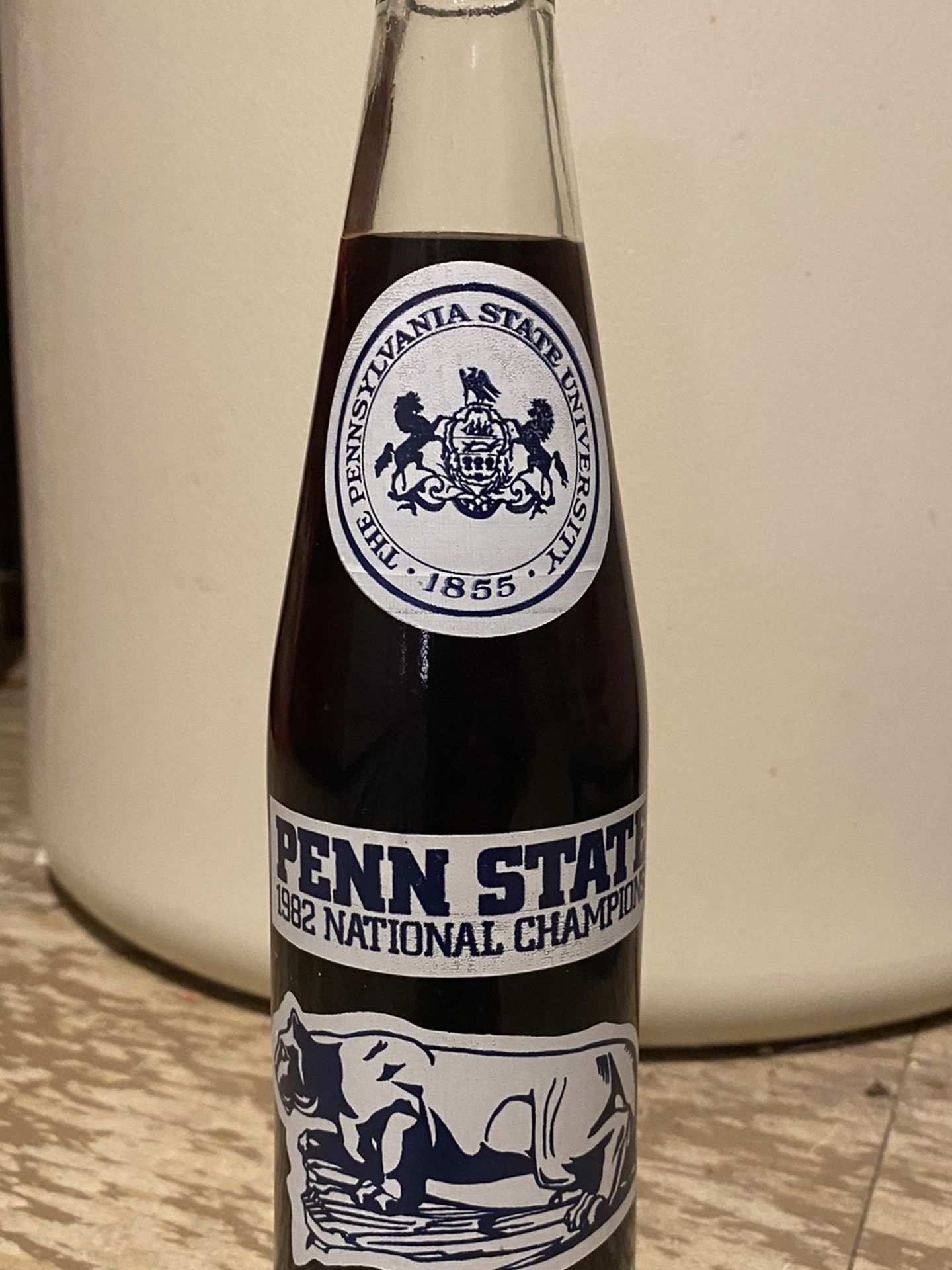 1982 Penn State Champions Coke Bottle