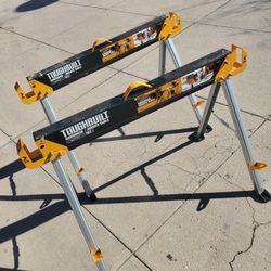 Set Of 2 Toughbiult Sawhorses 