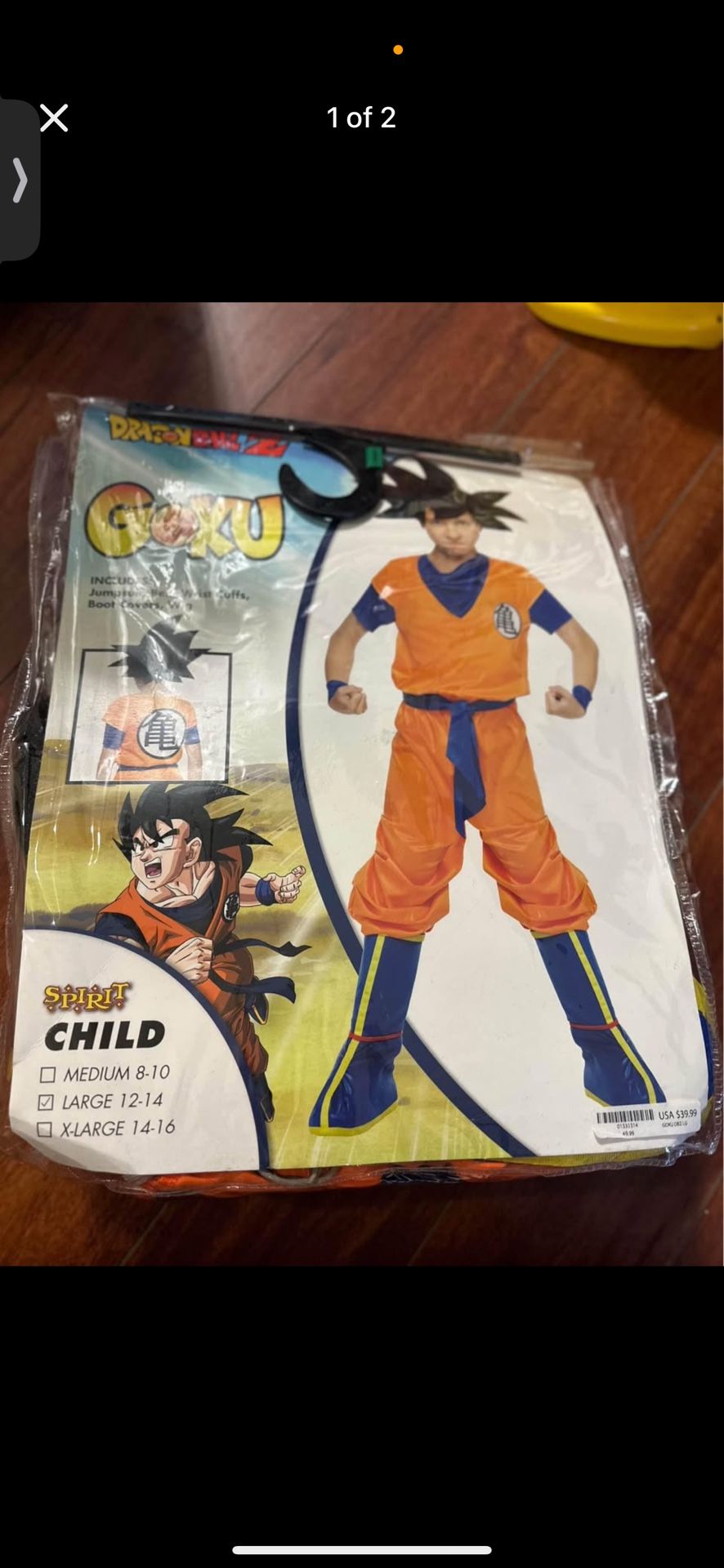 Goku Costume For Teens