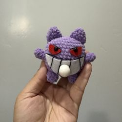 🧶Handmade crocheted Gengar bubbles