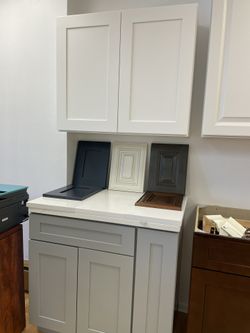 White Or Gray Kitchen Cabinets