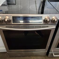 Samsung  Slide Stove Stainless-Steel  Electric 